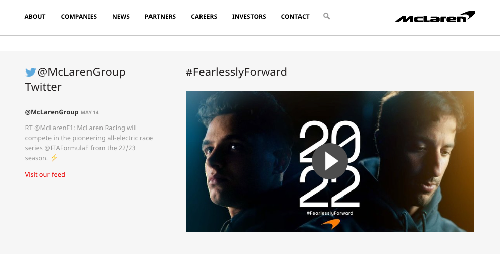 mclaren for employees