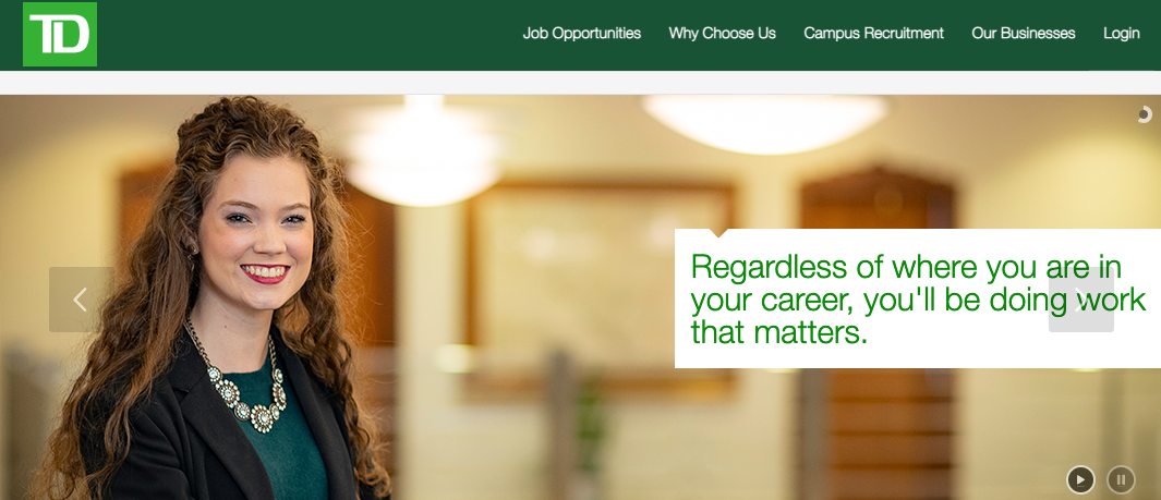 td bank jobs