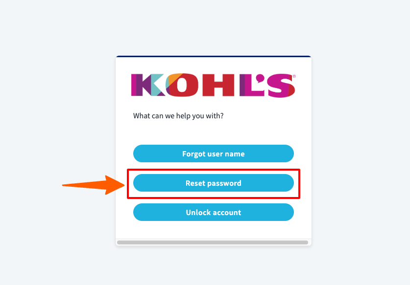 kohls workday forgot password
