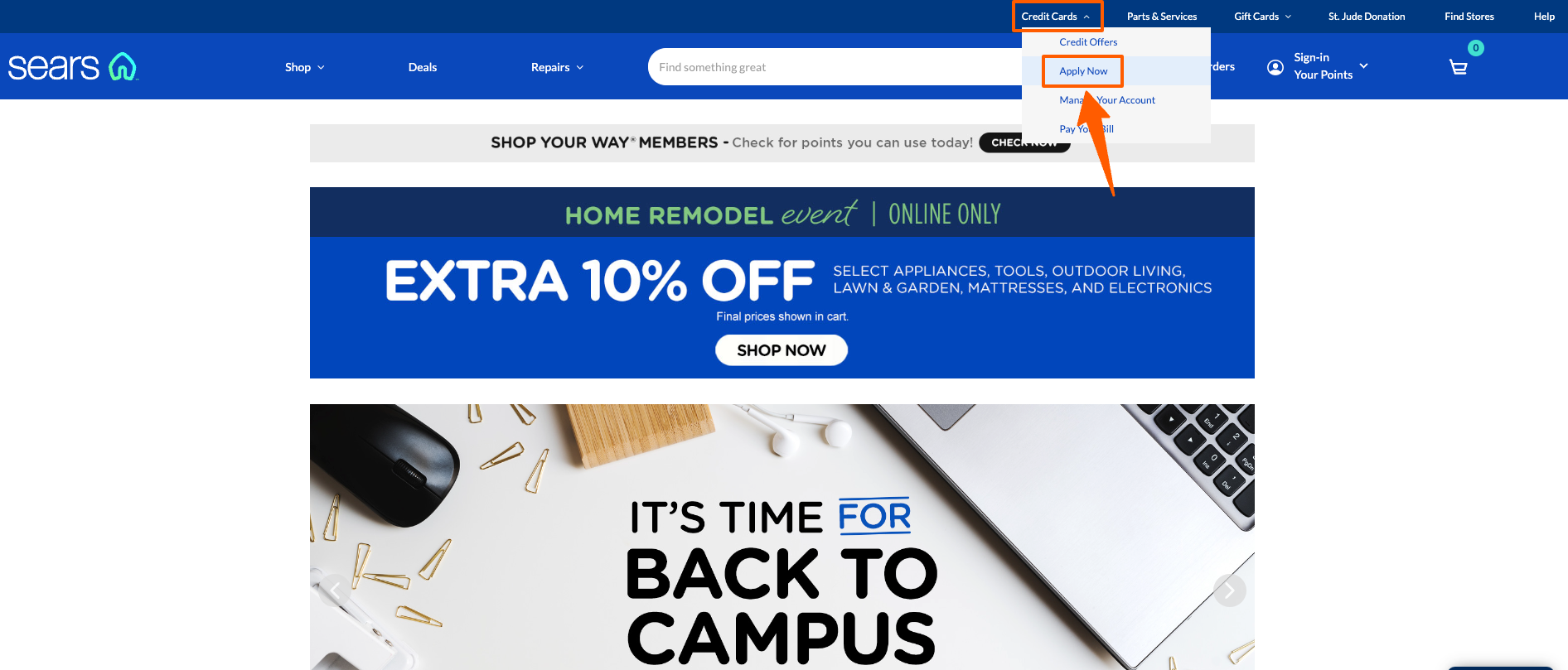 Sears Credit Card Apply