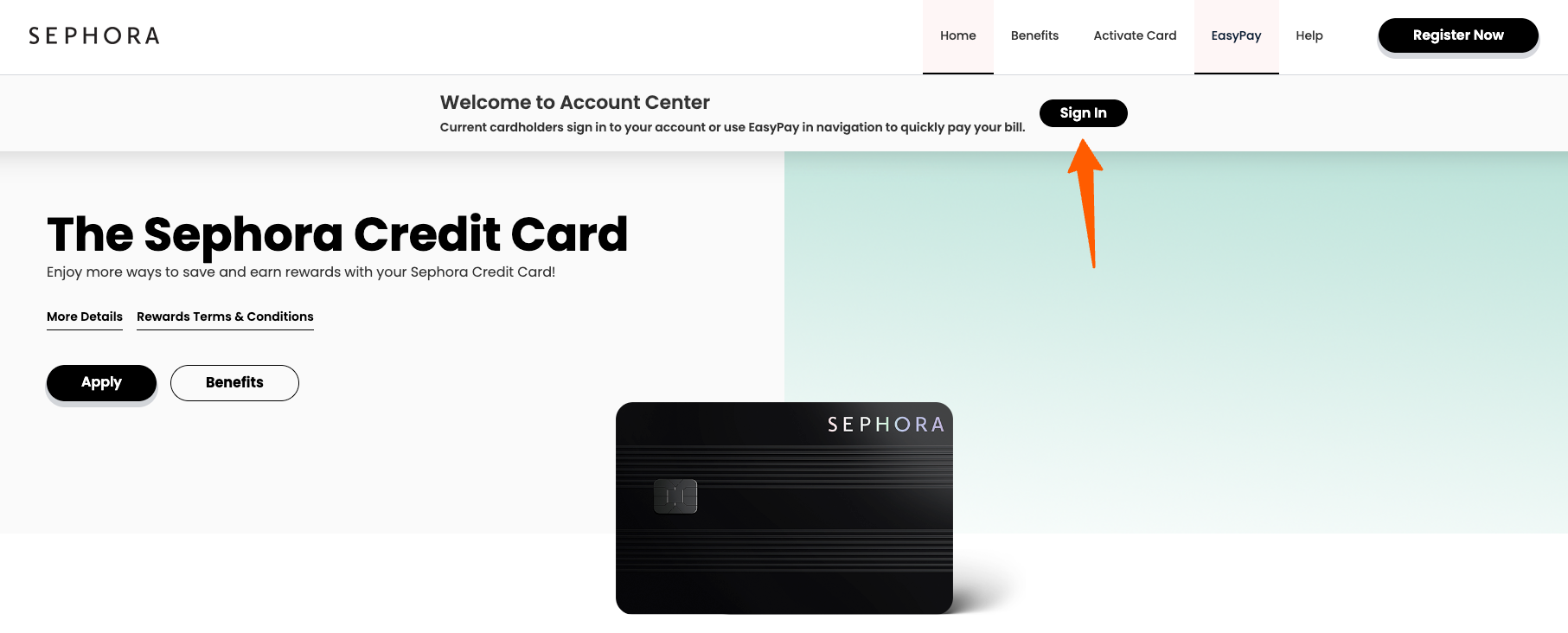 Sephora Credit Card Login